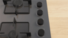 Bosch POP6C9P31O Serie 4 4 Gözü Gazlı Ankastre Ocak