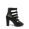 HIGH HEELS SIYAH DERI