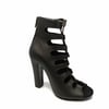 HIGH HEELS SIYAH DERI