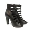 HIGH HEELS SIYAH DERI