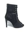 HIGH HEELS SIYAH FILELI