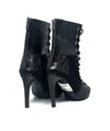 HIGH HEELS SIYAH FILELI