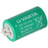 1 baskı lehim tırnağı ile Varta CR1 / 2AA lityum pil 6127