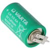 1 baskı lehim tırnağı ile Varta CR1 / 2AA lityum pil 6127