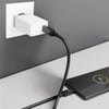 100W'a kadar USB-C PD şarj ve senkronizasyon kablosu, siyah