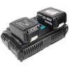 2 yuvalı Makita DC 18 RD çift hızlı şarj cihazı 1-2 Li-ion, NiMH piller için 7,2 volt ila 18 volt, USB çıkışlı