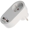 2x USB portlu soket, 2.0A koruyucu kontak soketi 16A