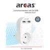 2x USB portlu soket, 2.0A koruyucu kontak soketi 16A