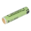 3400mAh ve kendi koruma devresi ile Panasonic 18650 Li-ion pil, yaklaşık 68 x 18mm