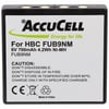 AccuCell batarya HBC FUB9NM, BA209000, 209060, BA209061 için uygun