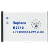 AccuCell pil yalnızca Samsung GT-B2710, AB803446BU için uygundur, not boyutları 49,4 x 34,0 x 5,8 mm
