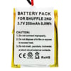 Apple iPod Shuffle 2G pil için uygun pil 616-0274, 616-0278