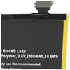 Blackberry Leap, Li-Polimer, 3.8V, 2800mAh, 10.6Wh, dahili batarya için uygun pil