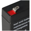 Çok güçlü MP1.2-6 pil PB kablosu, 6 volt 1200mAh, bağlantı 4.8