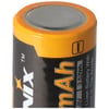 CR123 3.7 volt, min 700mAh, tipik olarak 760mAh, maks. 820mAh, AkkuShop taşıma kutusu ile 35x16mm kapasite