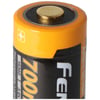 CR123 3.7 volt, min 700mAh, tipik olarak 760mAh, maks. 820mAh, AkkuShop taşıma kutusu ile 35x16mm kapasite