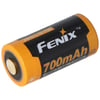 CR123 3.7 volt, min 700mAh, tipik olarak 760mAh, maks. 820mAh, AkkuShop taşıma kutusu ile 35x16mm kapasite