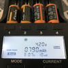 CR123 A Li-ion pil şarj edilebilir 3,7 volt min. 700mAh, tipik olarak 760mAh, maks. 820mAh, AkkuShop taşıma kutusuyla 35x16mm