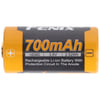 CR123 A Li-ion pil şarj edilebilir 3,7 volt min. 700mAh, tipik olarak 760mAh, maks. 820mAh, AkkuShop taşıma kutusuyla 35x16mm