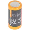 CR123 A Li-ion pil şarj edilebilir 3,7 volt min. 700mAh, tipik olarak 760mAh, maks. 820mAh, AkkuShop taşıma kutusuyla 35x16mm