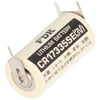 CR17335SE 3 baskı bağlantılı lityum pil, 1 kutup + baskı, 2 kutup baskı