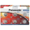 CR2032 Panasonic lityum pil 6 set, IEC CR 2032, 10 yıla kadar saklanabilir