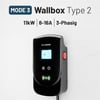 E-araç şarj istasyonu, RFID fonksiyonlu wallbox tip 2, ayarlanabilir şarj akımları, e-araçların hızlı şarj edilmesi için e-arabalar için 11 KW wallbox