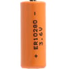ER10280 LiSOCl2 pil 3,7 Volt 1,68 Wh 450mAh, boyutlar yaklaşık 28 x 10mm