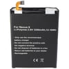 Google Nexus 6 pil EZ30, SNN5953A, Motorola Shamu, XT1100, XT1103, XT1115 için uygun pil