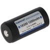 Keeppower 18350 - 1200mAh, 3.6V - 3.7V Li-ion pil korumalı, boyutlar not yaklaşık 39x18,6 mm