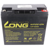 Kung Long WP22-12N F8 kurşun-polar akü, 12V, 22Ah, M6 iç dişli