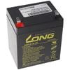Kung Uzun pil WP4.5-12 12 volt 4.5 Ah 90 x 70 x 102mm 4.8mm Faston kontağı