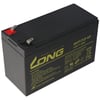 Kung Uzun WP7.2-12M, 12Volt, 7.2Ah VDS G101163, Faston 4.8mm fiş kontakları ile