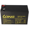 Kung Uzun WP7.2-12M, 12Volt, 7.2Ah VDS G101163, Faston 6.3mm