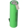 LG INR18650MJ1 - 3500mAh 3.6V - 3.7V, 10A Li-ion pil + lehim etiketi Z