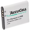 Li-50B, D-Li92, DB-100, VW-VBX090, NP-150 için AccuCell'den Olympus LI-50B yedek pil