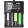 Li-ion 3.6V - 3.7V ve NIMH 1.2V pil için Xtar VC4SL QC3.0 hızlı şarj cihazı, güç kaynağı olmadan