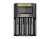 Li-Ion piller için Nitecore UMS4 USB hızlı şarj cihazı QC 2.0 uyumlu
