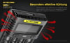Li-Ion piller için Nitecore UMS4 USB hızlı şarj cihazı QC 2.0 uyumlu