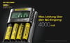 Li-Ion piller için Nitecore UMS4 USB hızlı şarj cihazı QC 2.0 uyumlu