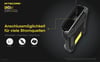 Li-Ion piller için Nitecore UMS4 USB hızlı şarj cihazı QC 2.0 uyumlu