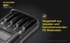 Li-Ion piller için Nitecore UMS4 USB hızlı şarj cihazı QC 2.0 uyumlu