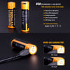 Li-ion şarj edilebilir pil Mignon AA LR6 1600 mAh ile 1.5 V çoklu USB şarj fonksiyonu ile korunan, AccuSafe 1 parça