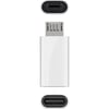 Mikro USB aygıtını USB-C kablosuyla bağlamak için USB 2.0 Micro-B - USB-C beyaz adaptörü