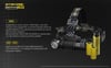 Nitecore HC33 LED kafa lambası CREE XHP35 HD LED 1800 lümen