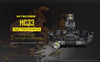 Nitecore HC33 LED kafa lambası CREE XHP35 HD LED 1800 lümen