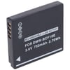 Panasonic DMW-BCF10, DMW-BCF10E, BCF-10, CGA-S / 106C ,, CGA-S106C pil Li-ion için uygun pil