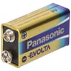 Panasonic Evolta 9V blok, alkalin pil, duman dedektörleri için ideal 9V pil, uzaktan kumandalar