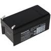 Panasonic LC-R123R4PG pil 12 volt 3.4Ah Faston F1 bağlantısı ile 4.8mm fiş kontakları
