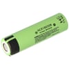 Panasonic NCR18650B Başsız Li-ion pil, flattop 65.3x18.5mm 3.6-3.7V 3400mAh düşük voltaj uygulamaları için